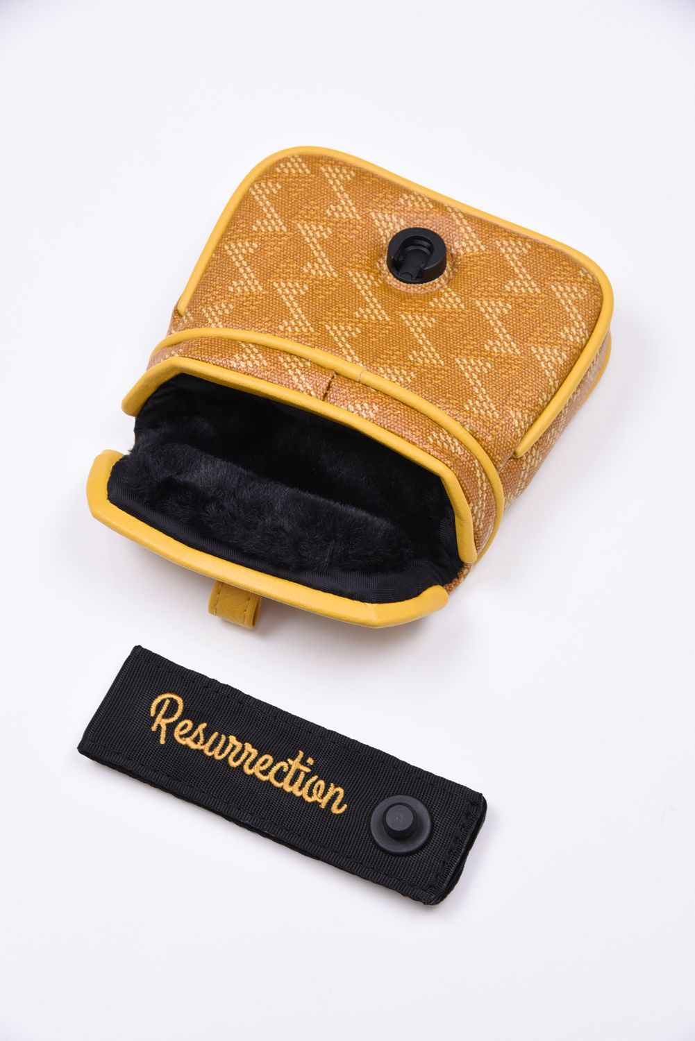 Putter Cover (Mallet) No.2 / ブランドオリジナル テキスタイル パターカバー マレットタイプ (キャメル)*