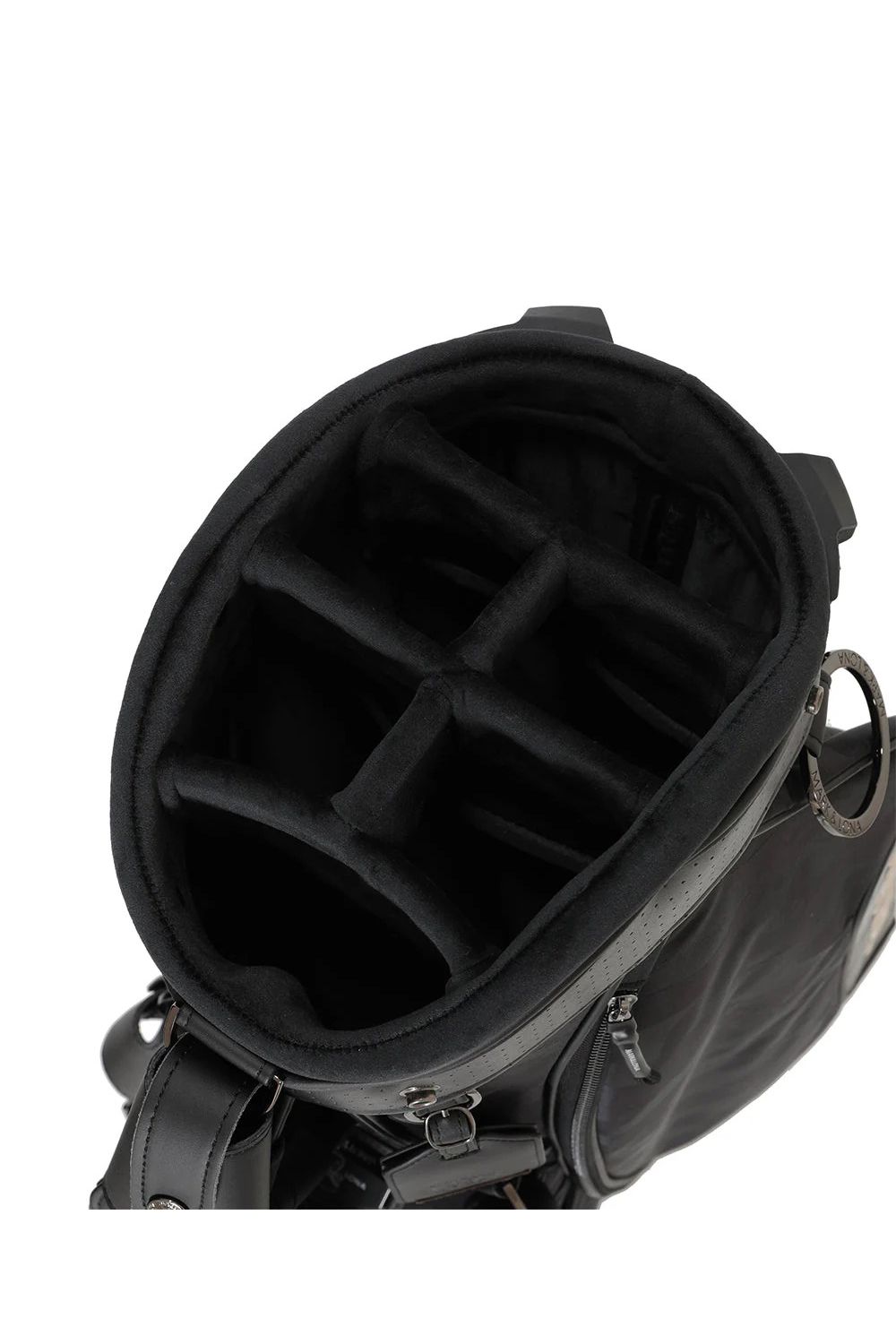【銀行振込・代金引換不可】【返品・交換不可】 PREMIUM GAUGE STAND CADDY / コーデュラナイロン レザーパイピング オリジナルカモジャカード スタンドタイプ キャディバッグ (ブラック)