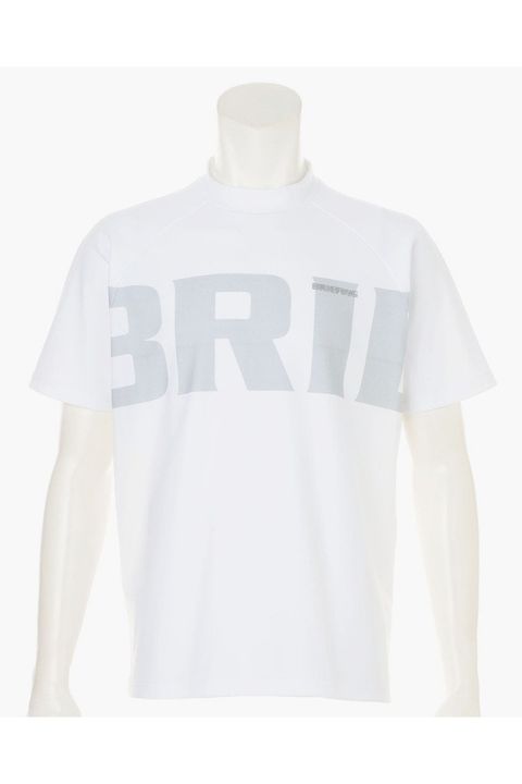 【26SS】 MEN’S BIG BEAT HIGHNECK / ビッグロゴ リラックスフィット モックネックTシャツ (ホワイト)