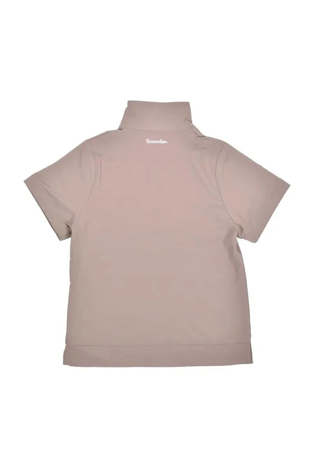 【26AW】【レディース】 DETACHABLE HALF ZIP SHIRT / スムースストレッチ生地 スリーブデタッチャブル 2WAYハーフジップシャツ (ベージュ)*