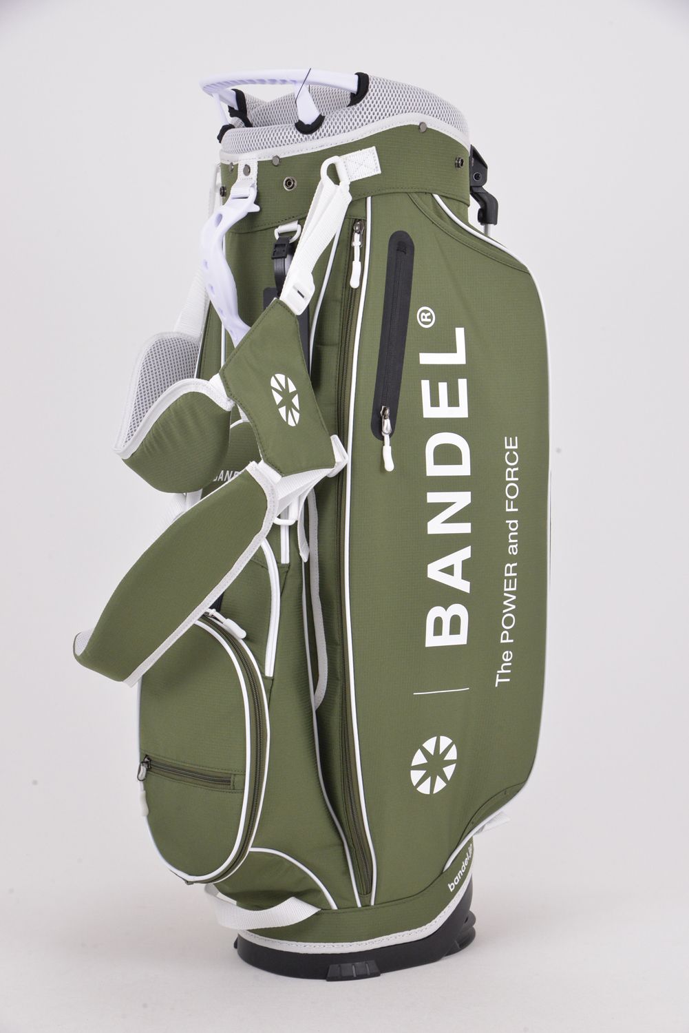 【ポイント10倍】 BANDEL × elitegrips D-Type 9.5inch CADDY BAG / エリートグリップ コラボレーション キャディバッグ (カーキ)