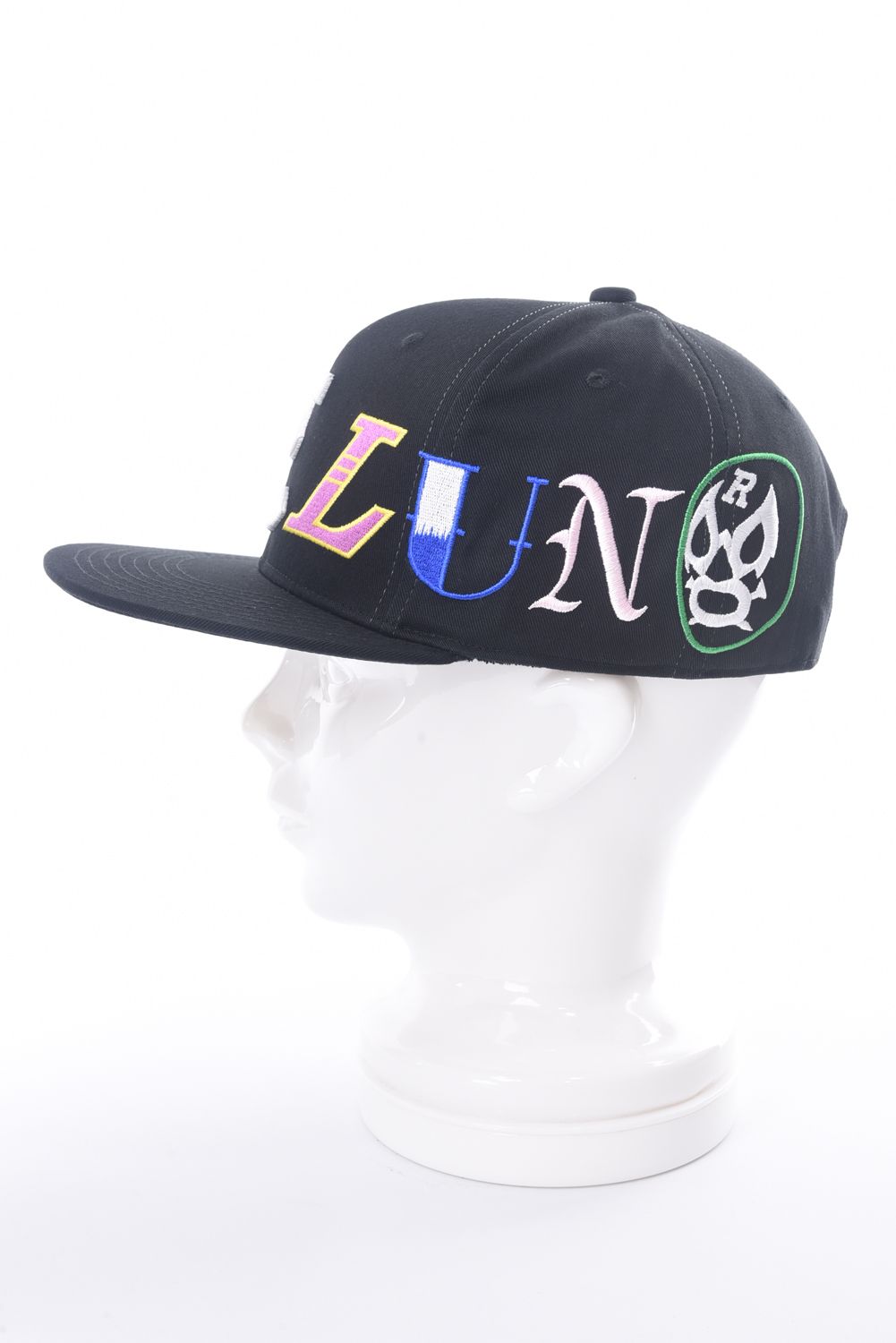 MULTI LOGO BB CAP / マルチカラー ベースボールキャップ ブラック