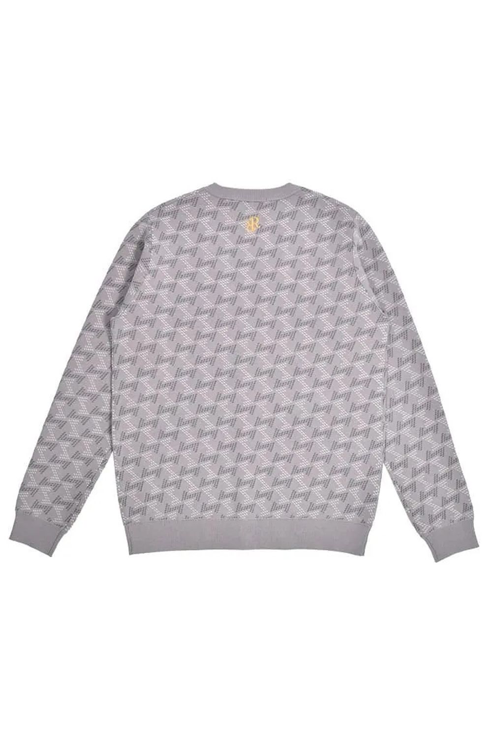 【25AW】【レディース】 GM JACQUARD KNIT CARDIGAN / GMジャガード ニットカーディガン (グレー)*