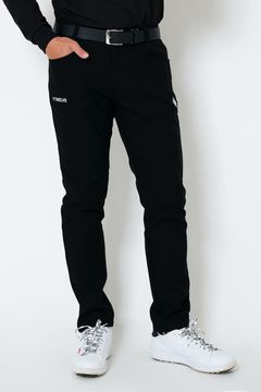 STYLE PANTS / カツラギ生地 ストレッチ ロングパンツ (ブラック)*