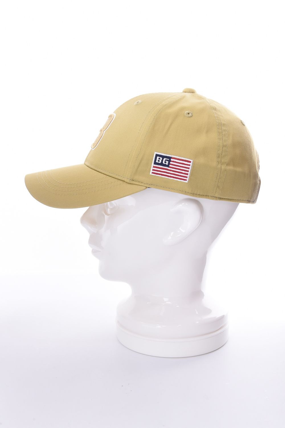 【26SS】 MEN’S INITIAL CAP / ブランドイニシャル刺繍 キャップ (ベージュ)