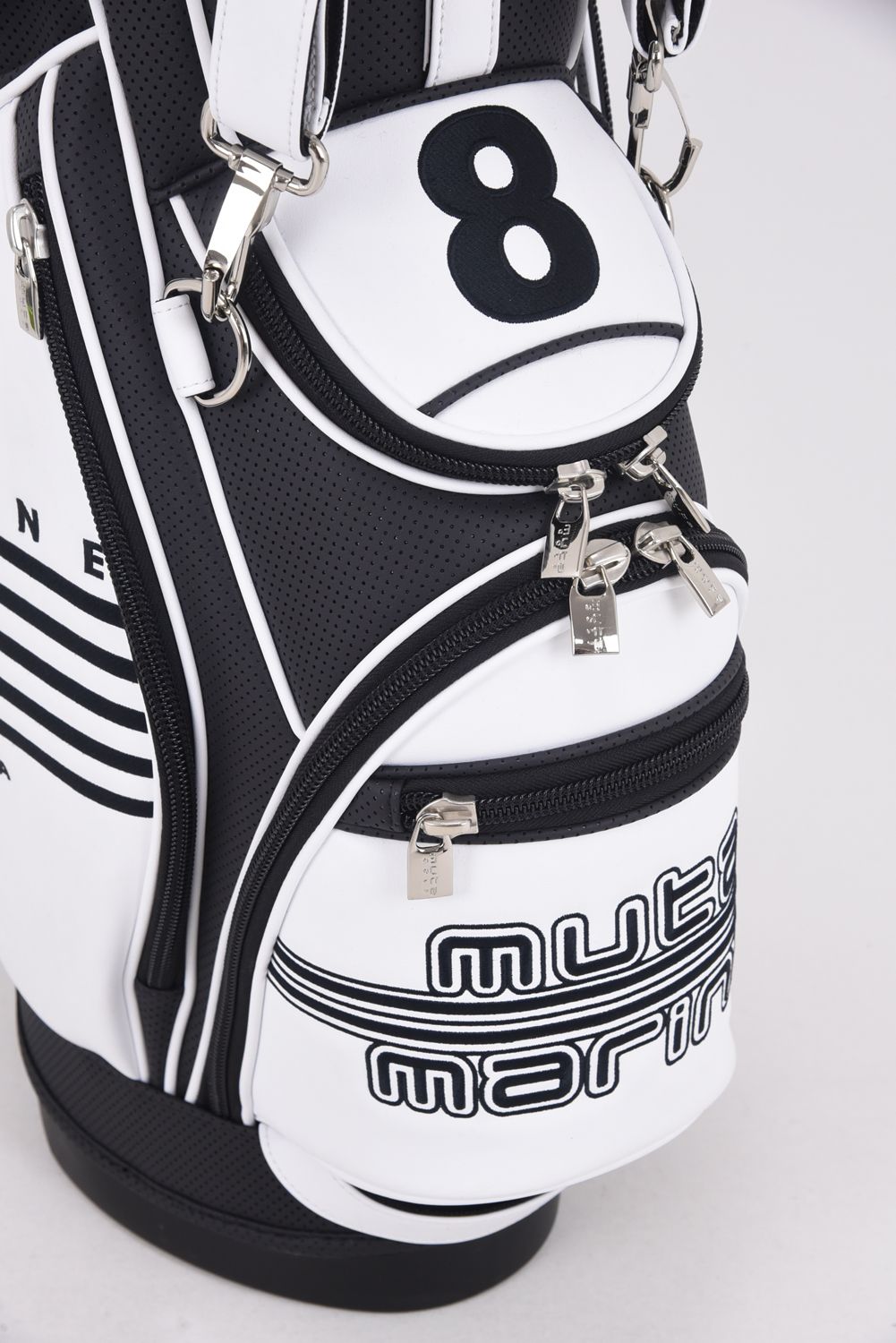 【銀行振込・代金引換不可】【返品・交換不可】 CADDY BAG / CONTINUA バイカラー キャディバッグ (ブラック)