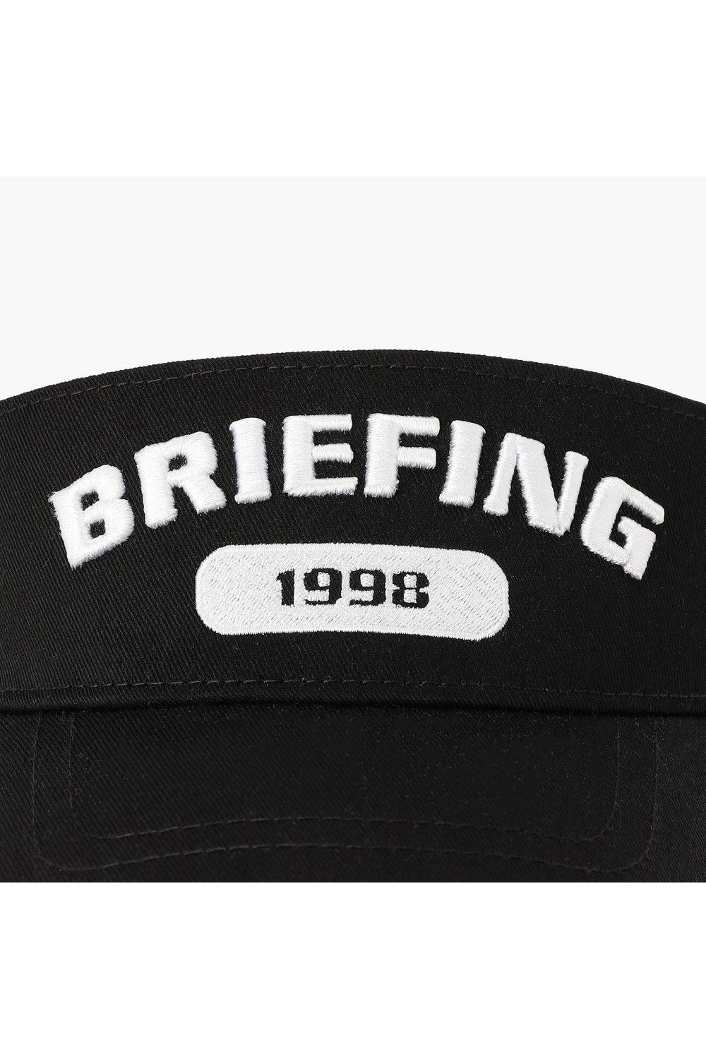 【26AW】 MEN’S COLLEGE LOGO VISOR / カレッジロゴ刺繍 サンバイザー (ブラック)