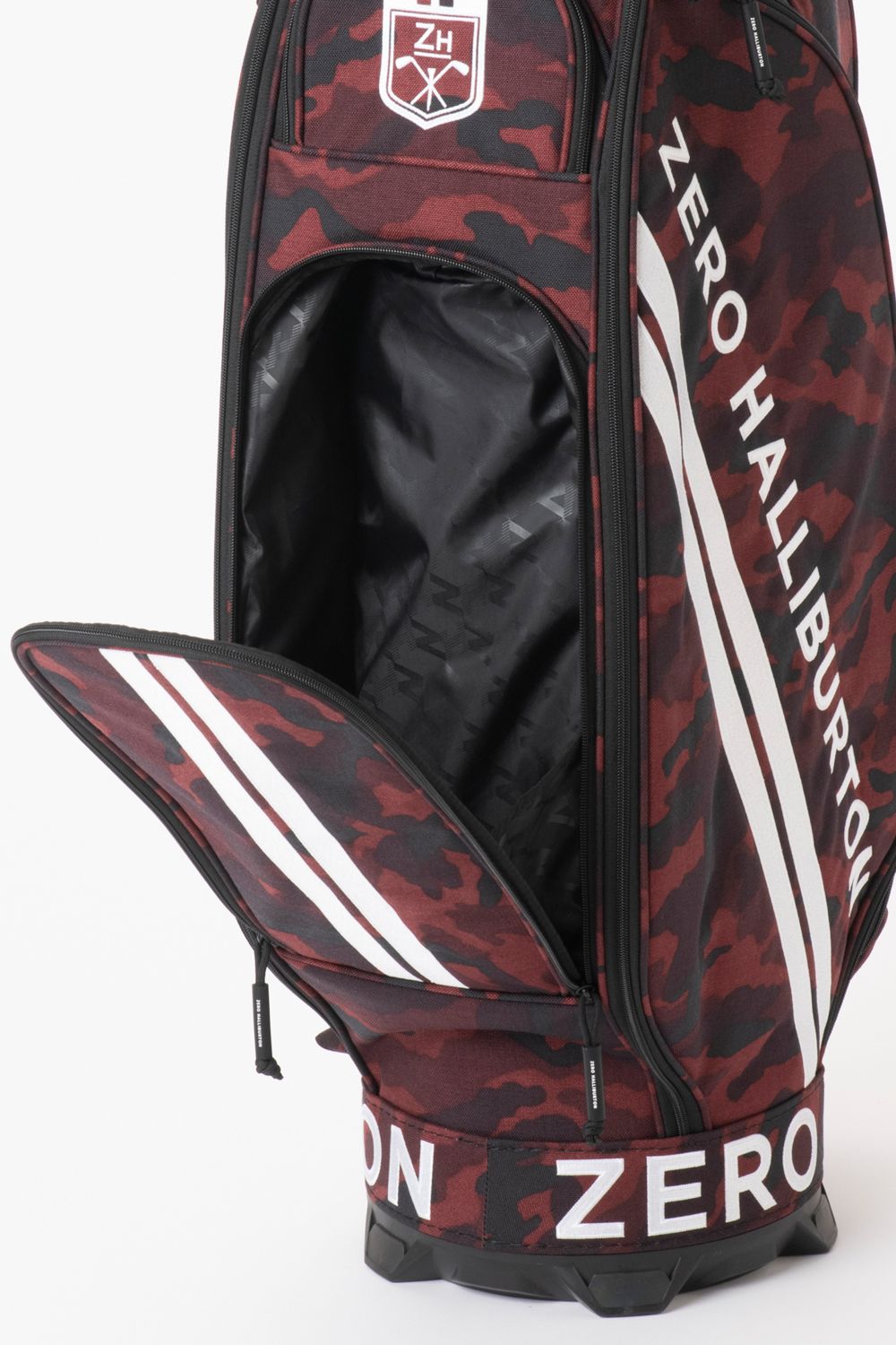 ZERO HALLIBURTON - 【1000Dコーデュラナイロン】 Caddie Bag ZHG-CB1 / カートタイプ キャディバッグ  レッドカモ | GOSSIP GOLF