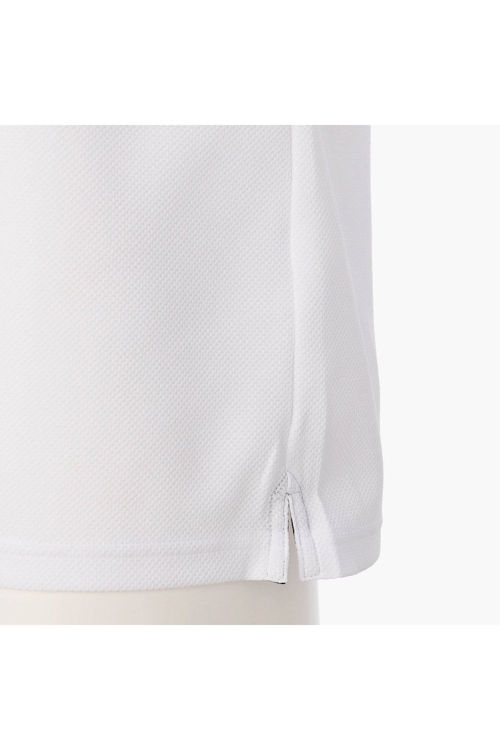 【26AW】 MEN’S BASIC LS POLO / ベーシック ブランドロゴ 長袖ポロシャツ (ホワイト)