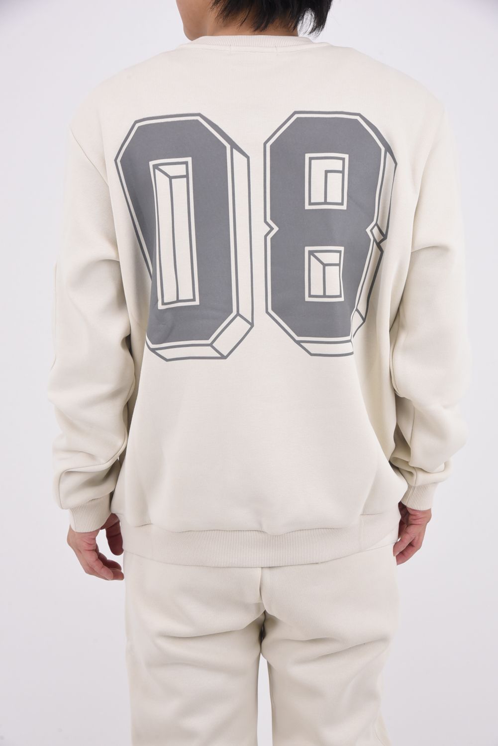 【2025AW】 PULLOVER / 裏フリース スウェット素材 ブランクスカル刺繍 プルオーバー (オフホワイト)