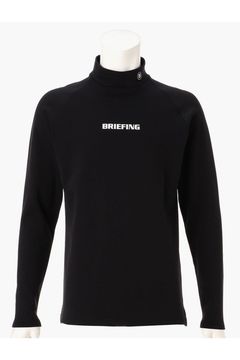 【26AW】 MEN’S WARM LS HIGHNECK / 秋冬仕様 起毛素材 ベーシック 長袖モックネックTシャツ (ブラック)