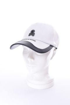 GAUGE CRYSTAL ICON CAP / オリジナルカモジャカード 異素材切り替え ベースボールキャップ (ホワイト)