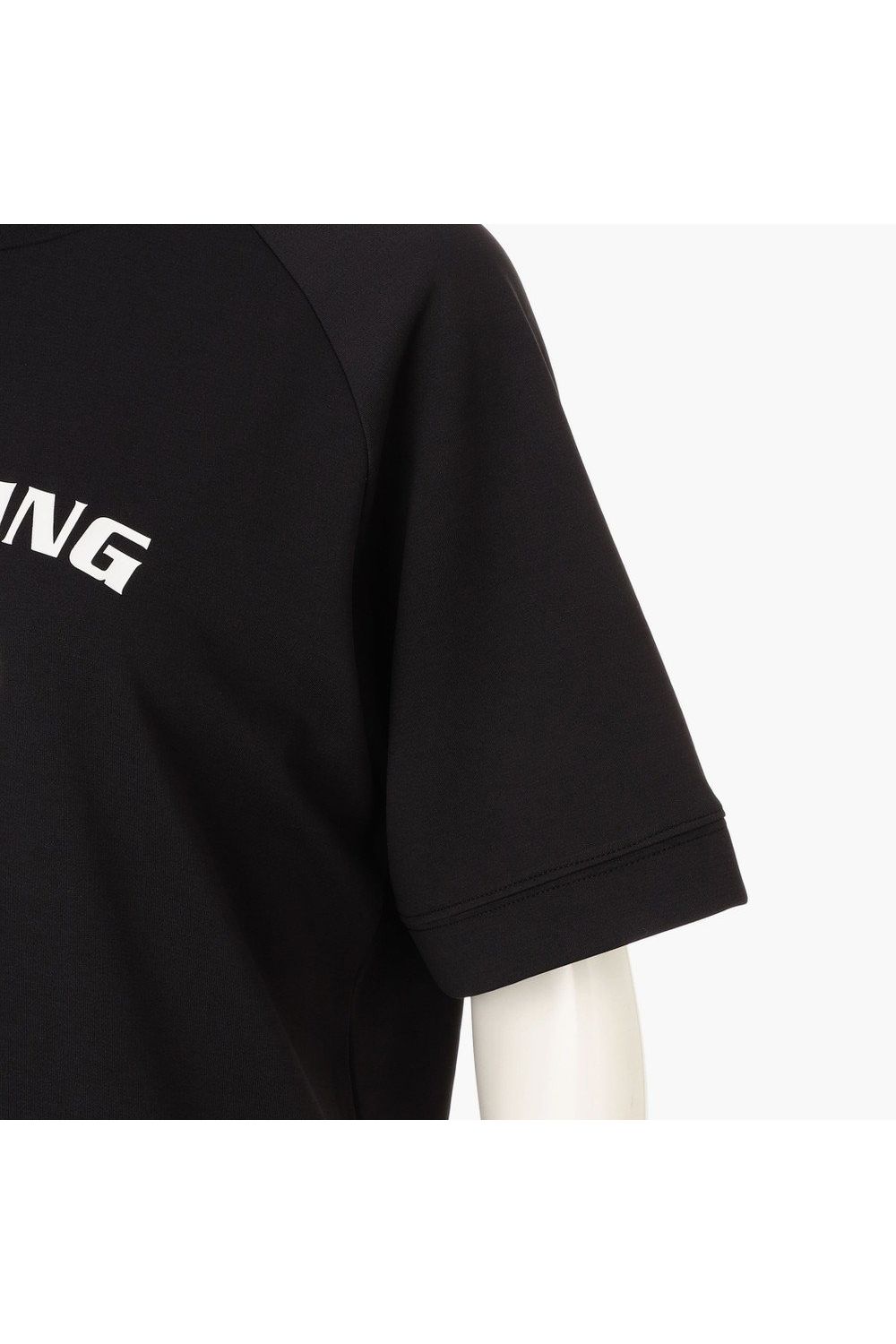 【26SS】【レディース】 WOMEN’S COLLEGE LOGO HIGHNECK / カレッジロゴ リラックスフィット モックネックTシャツ (ブラック)