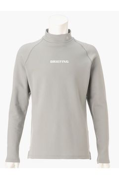 【26AW】 MEN’S WARM LS HIGHNECK / 秋冬仕様 起毛素材 ベーシック 長袖モックネックTシャツ (グレー)