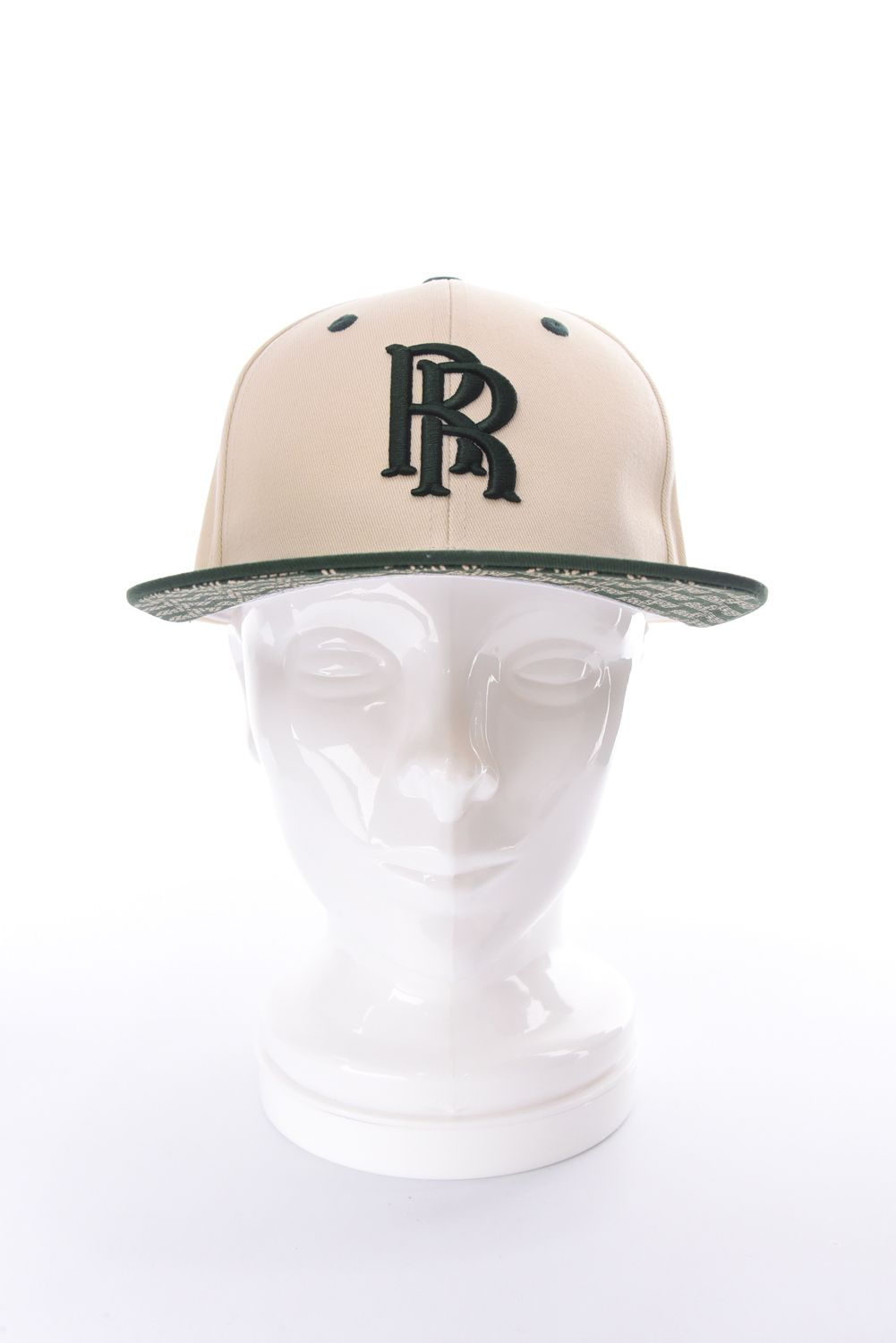 【26SS】  BICOLOR CAP FLAT / バイカラー キャップ フラット (ベージュ/グリーン)