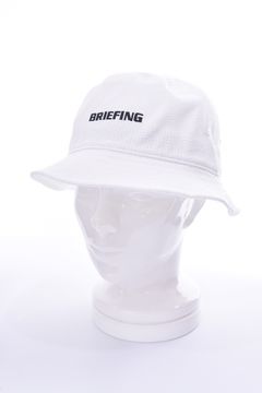 SEERSUCKER HAT / 刺繍ロゴ  シアサッカー バケットハット ホワイト