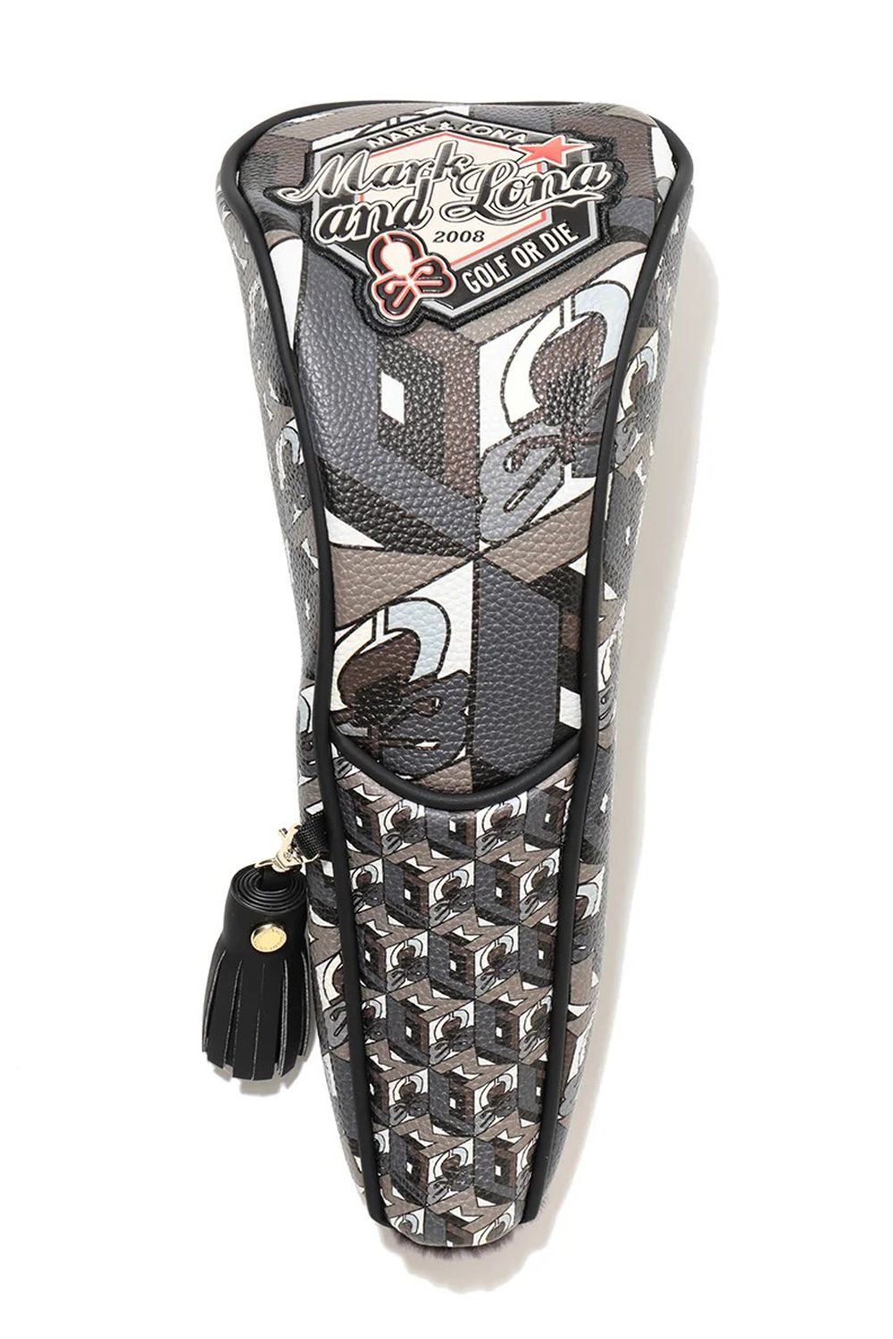 【26AW】 PRISME DRIVER COVER / 3Dキューブパターン シンセティックレザー ドライバーカバー (ブラック)