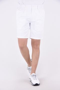 SUPER STRETCH LOGO SHORT PANTS /  スーパーストレッチ ロゴ ショートパンツ (ホワイト)