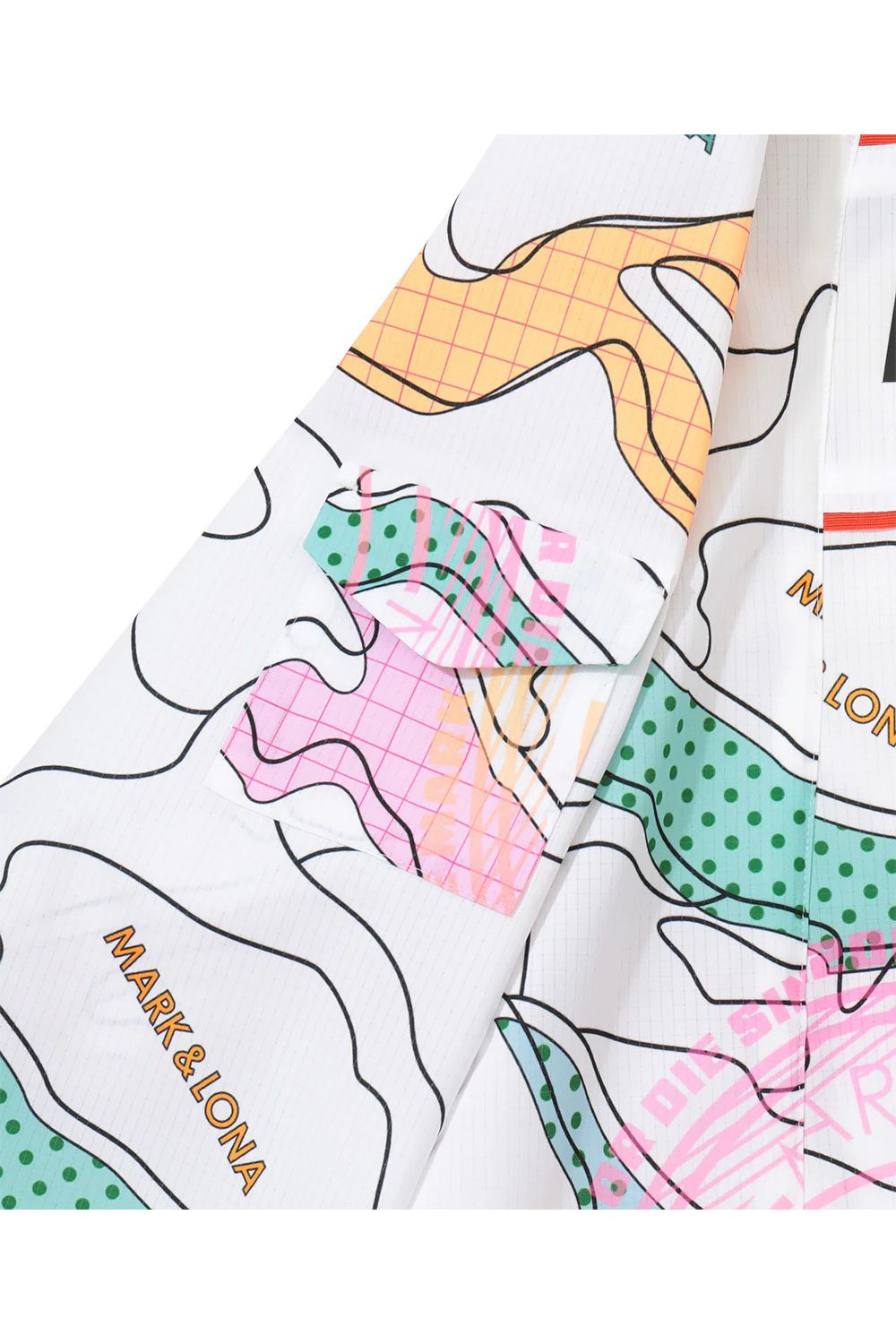 【26SS】【レディース】 AXON CAMO AIRTECH STRETCH HOODIE / 高機能メッシュ素材 カモフラージュプリント フーデットライトジャケット (ホワイト)