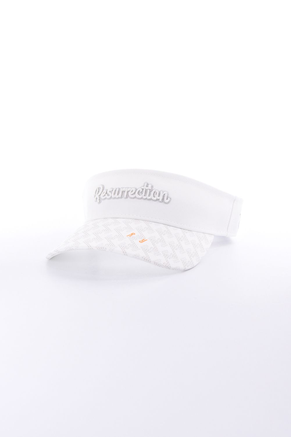 【26AW】 GM BRIM VISOR LANATEC / ブランドロゴ刺繍 オリジナルテキスタイル サンバイザー （モノホワイト)