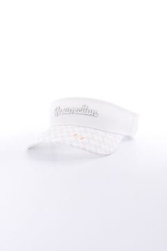 【26AW】 GM BRIM VISOR LANATEC / ブランドロゴ刺繍 オリジナルテキスタイル サンバイザー （モノホワイト)
