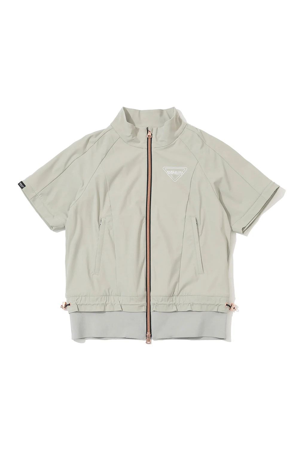 【26SS】【CODE COLLECTION】【レディース】 SPZJ / 高機能ナイロン 2WAYスリーブ ハイネック ジップアップブルゾン (ベージュ)