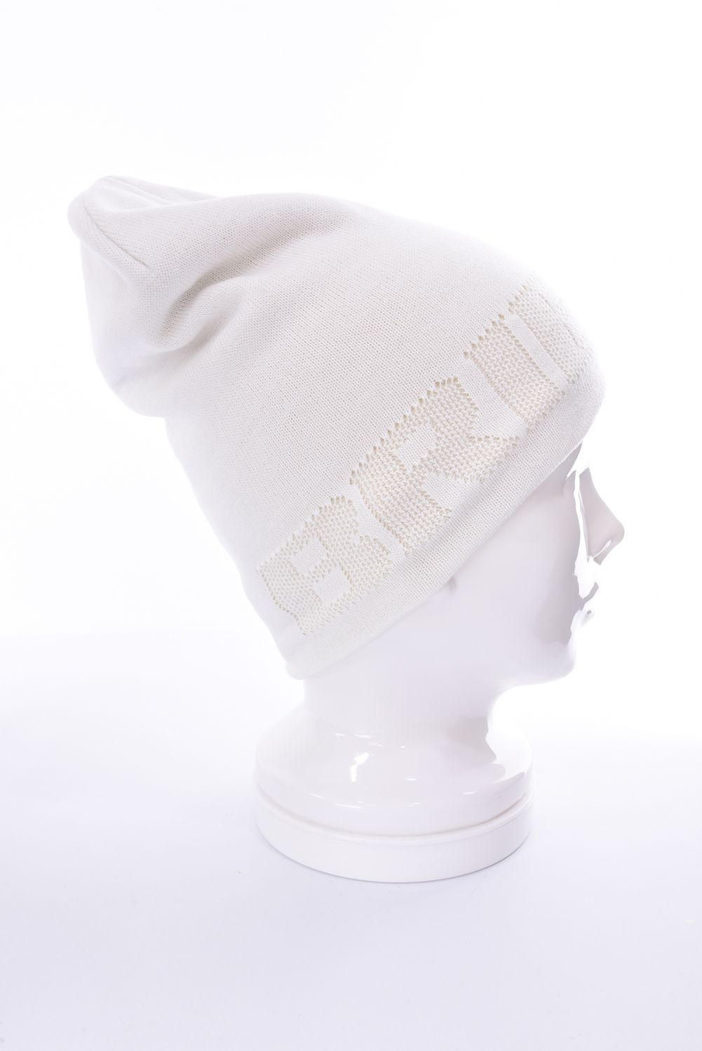 LOGO BEANIE / ロゴ ビーニー ホワイト