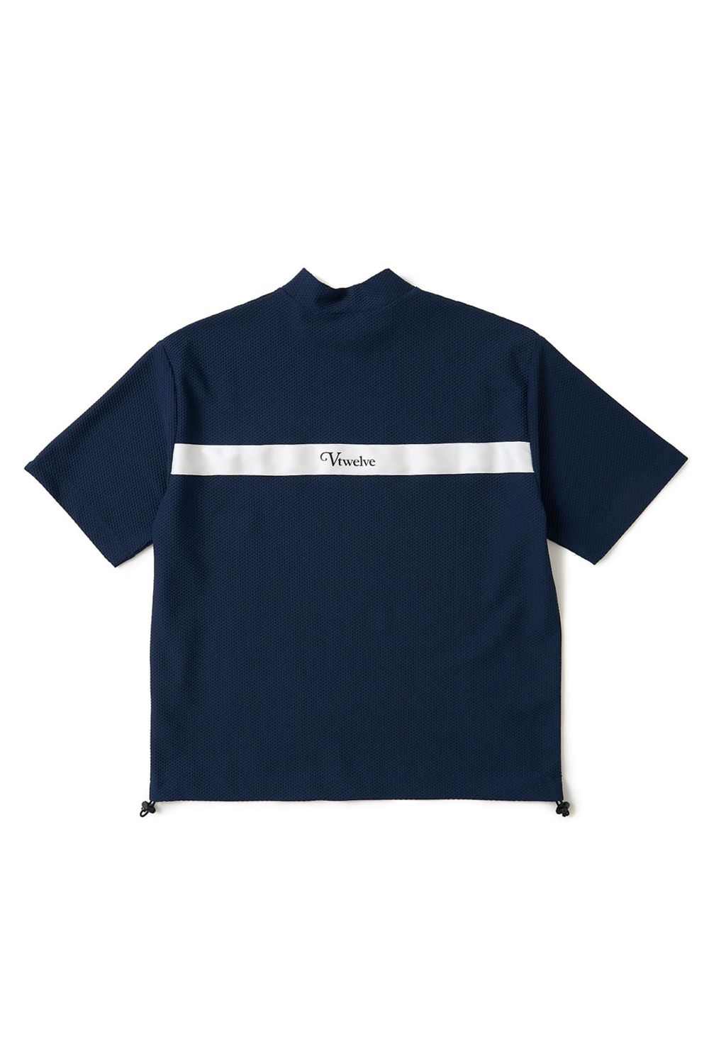 【26SS】【レディース】 AIRY AWA MOCK / ワッフル生地 バックライン モックネックTシャツ (ネイビー)