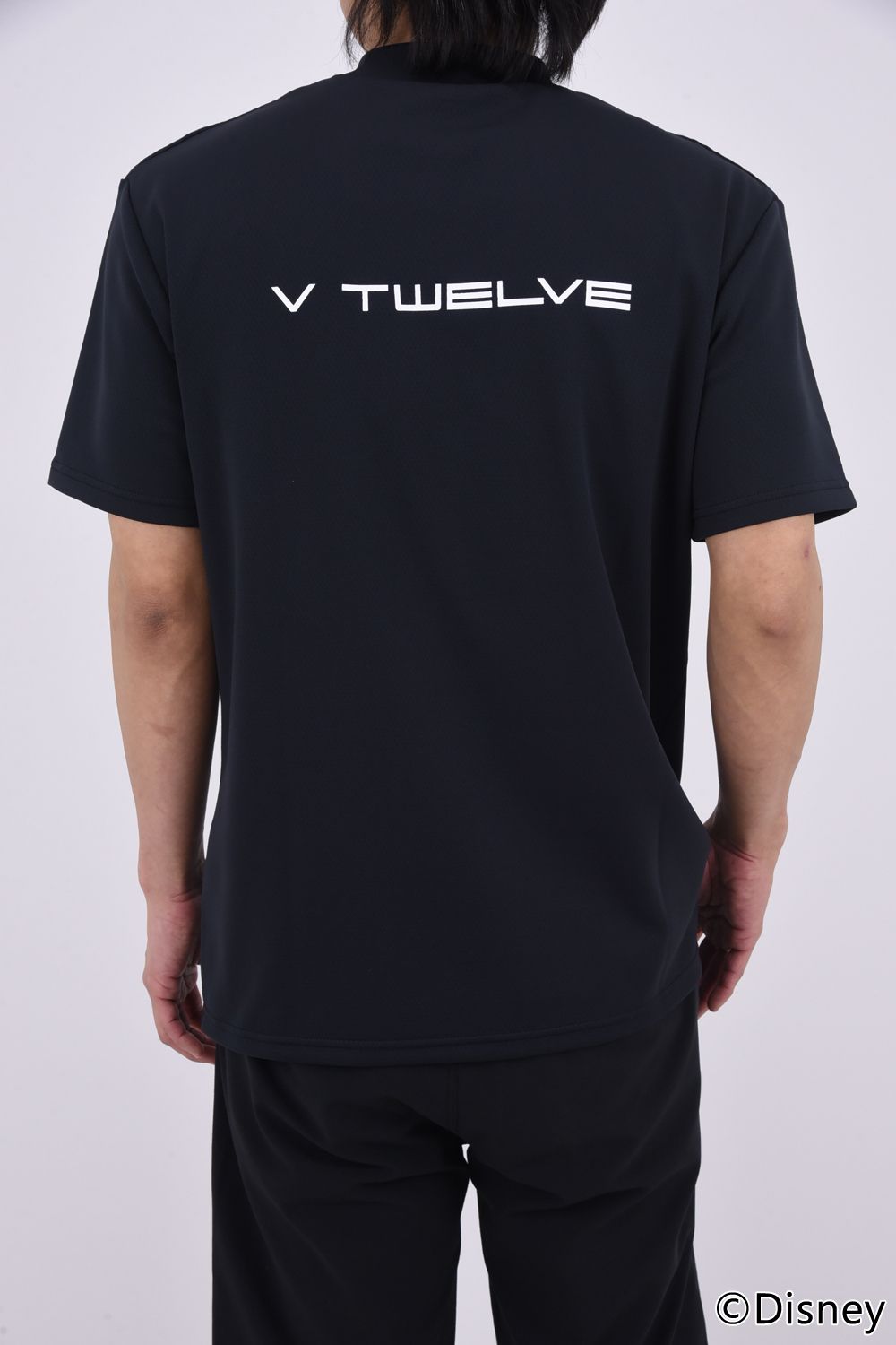 【26SS】 FUNNY MOCK / ディズニーコレクション モックネックTシャツ (ブラック)