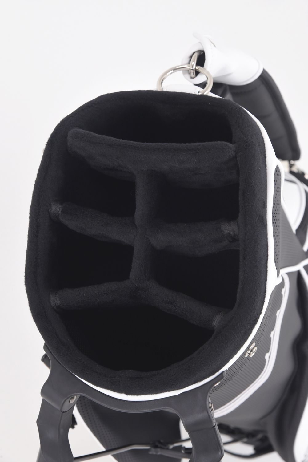 【銀行振込・代金引換不可】【返品・交換不可】 CADDY BAG / CONTINUA バイカラー キャディバッグ (ブラック)