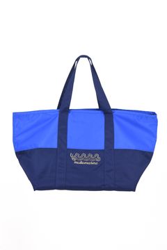WATER REPELLENT BIG TOTE BAG / 撥水素材 ツートーン BIGトートバッグ (ブルー)