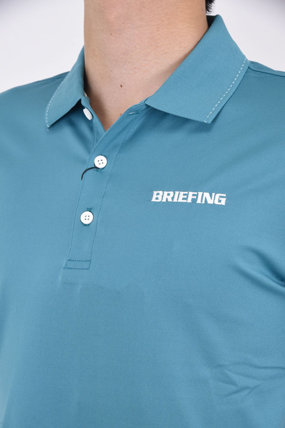 BRIEFING - MENS TOUR POLO / 刺繍ブランドロゴ ベーシック ポロシャツ