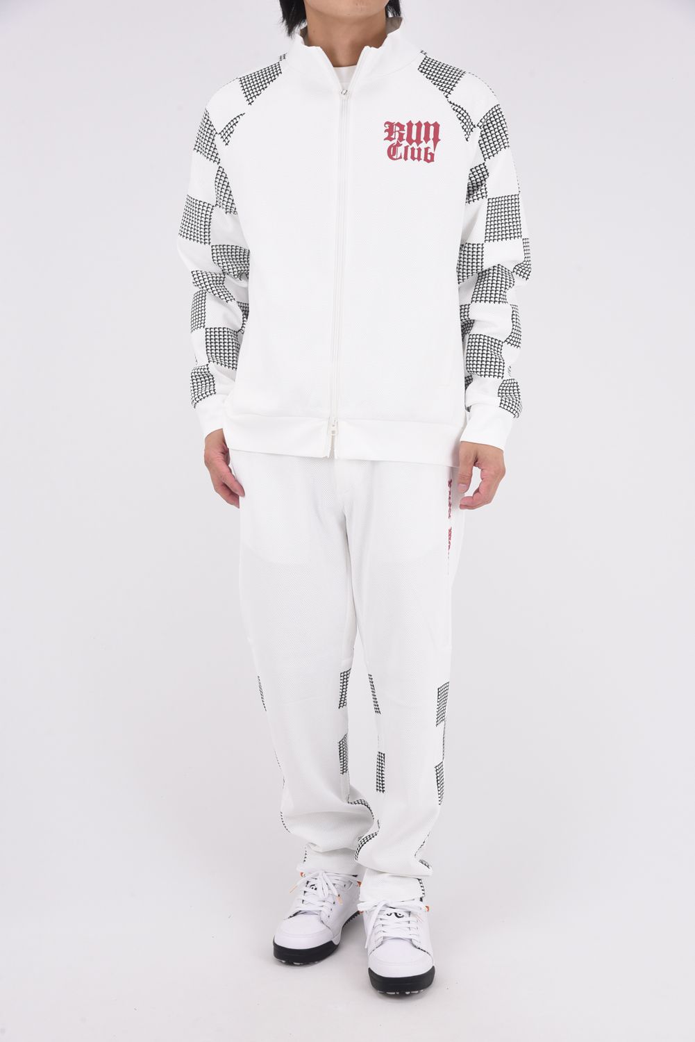 【25AW】 Back9 Runclub Full Zip JK / フルジップジャケット (ホワイト)