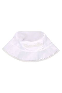 【26SS】 SYNTHETIC LEATHER BRIM BUCKET HAT / シンセティックレザーブリム バケットハット (ホワイト)