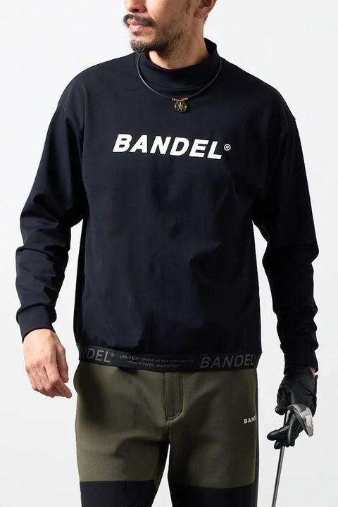 【26AW】 HEM TAPE LONG SLEEVE MOCK NECK / ヘムテープ ロングスリーブ モックネック (ブラック)