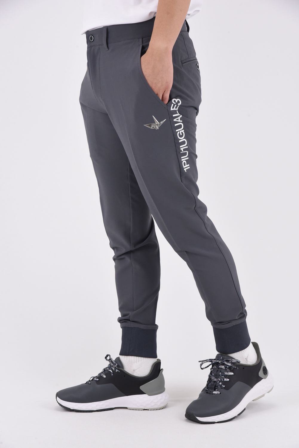 RIB PANTS / リブパンツ (グレー)