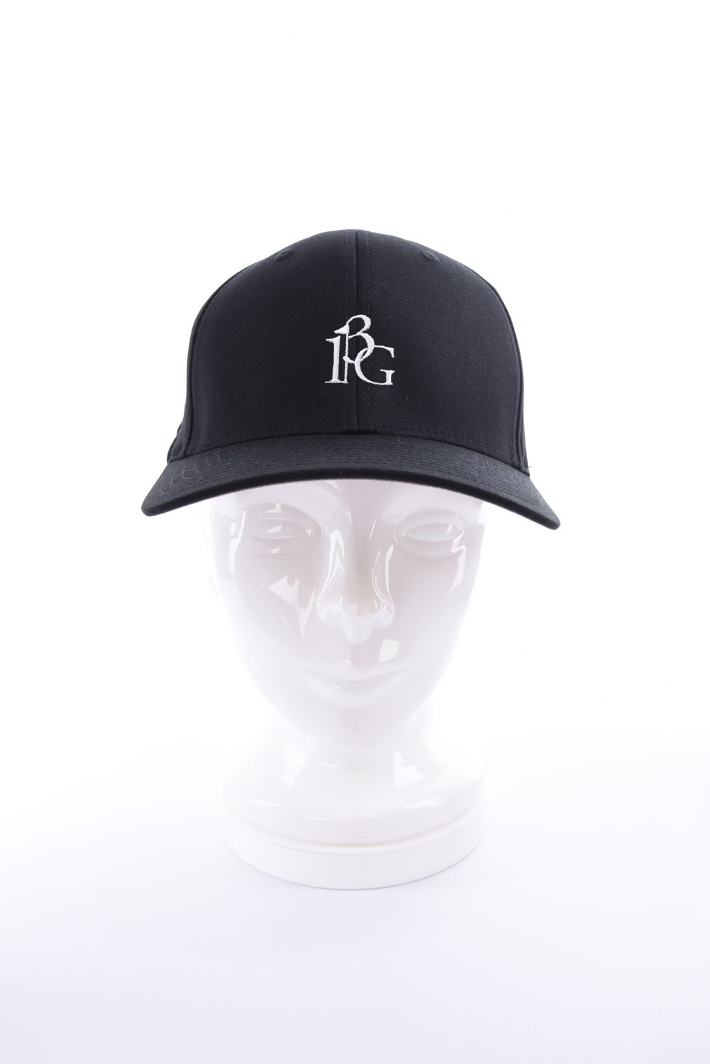 【26AW】 WOOLY COMBED 1PIU1UGUALE3 LOGO CAP / バックロゴ刺繍 キャップ (ブラック)