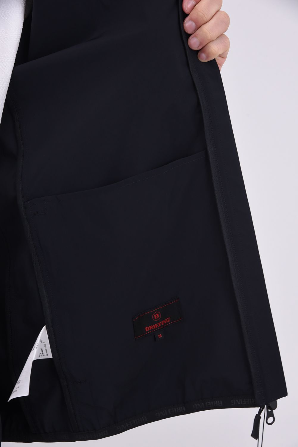 【26SS】 MEN'S POCKETABLE WIND PARKA / 4WAYストレッチタフタ ポケッタブル ライトパーカー (ブラック)