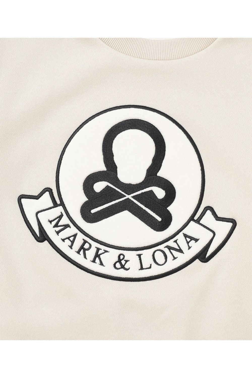 【2025AW】 PULLOVER / 裏フリース スウェット素材 ブランクスカル刺繍 プルオーバー (オフホワイト)