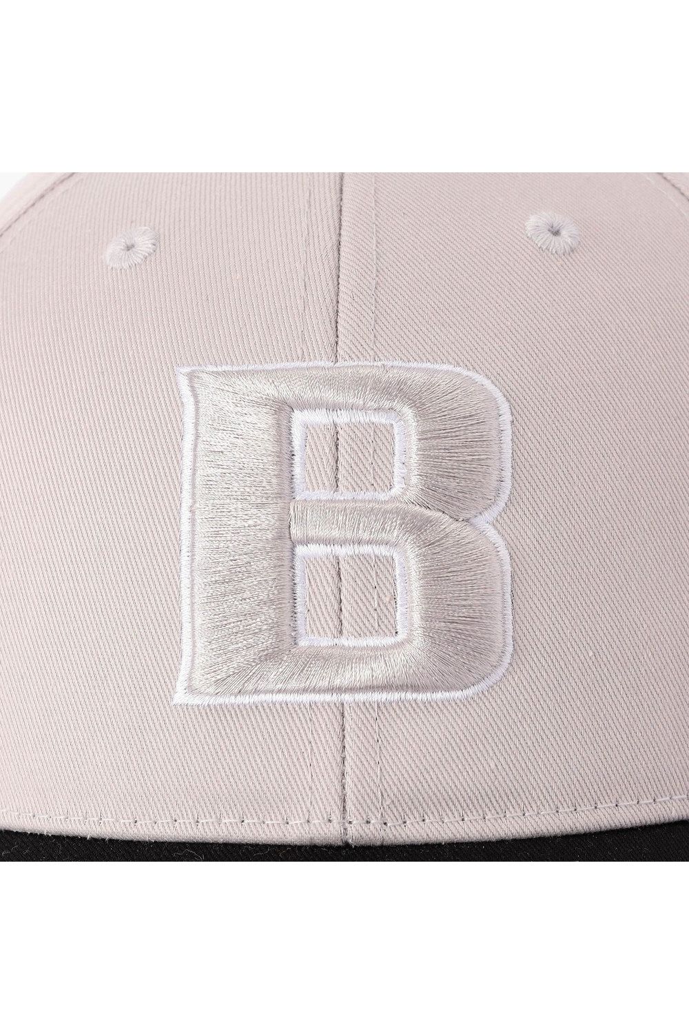 【26AW】 MEN’S 2-TONE INITIAL CAP / バイカラー ブランドイニシャル刺繍 キャップ (ライトグレー)