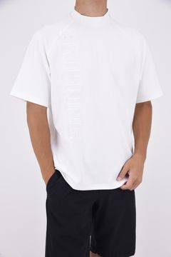 MENS BIG BEAT MOCK NECK RELAX FIT / ビッグビート モックネック リラックス フィット (ホワイト)