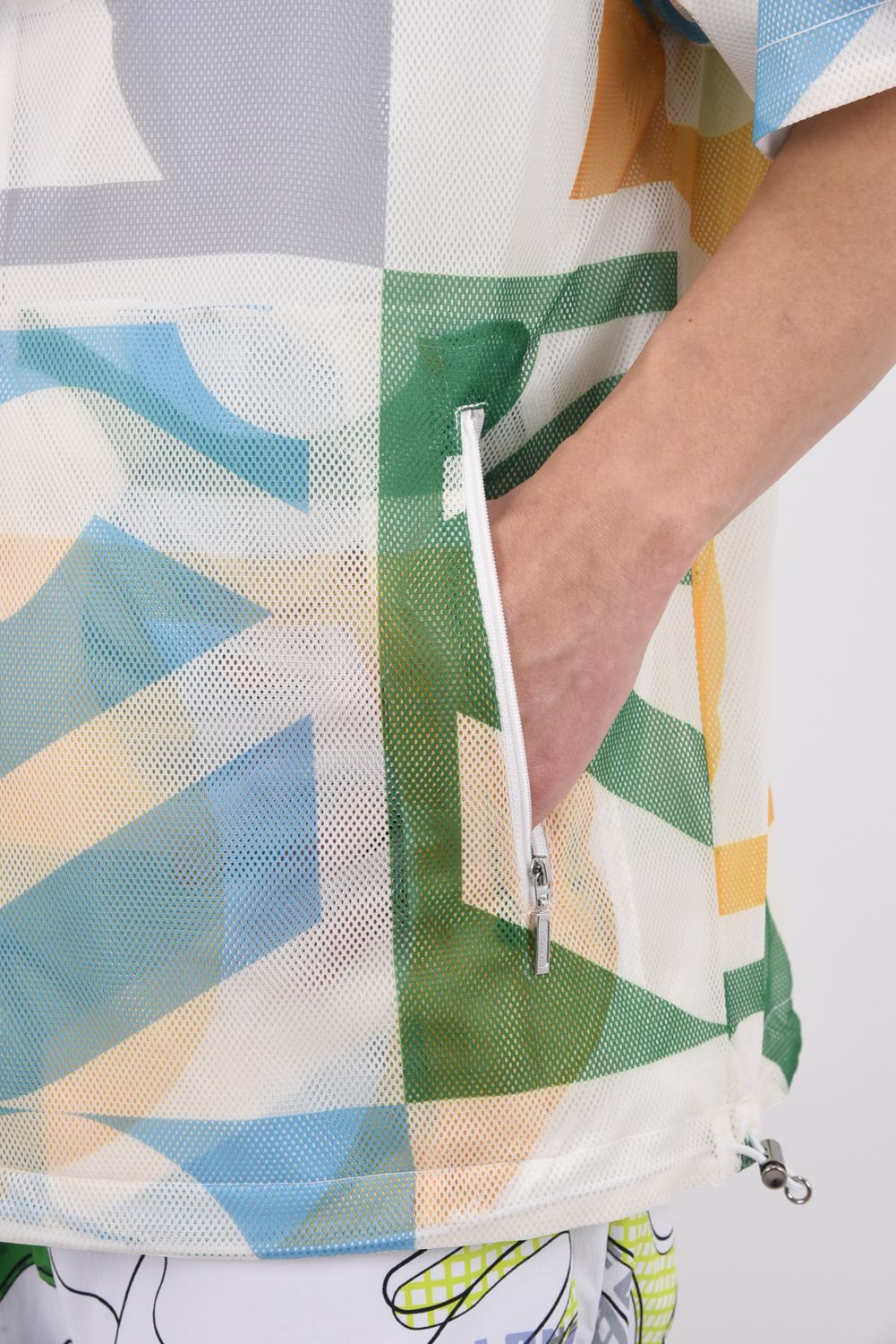 【2026SS 木村拓哉さん着用】 QUADRA AIR MESH 2-WAY PULLOVER / リバーシブル ショートスリーブプルオーバー (ホワイト)