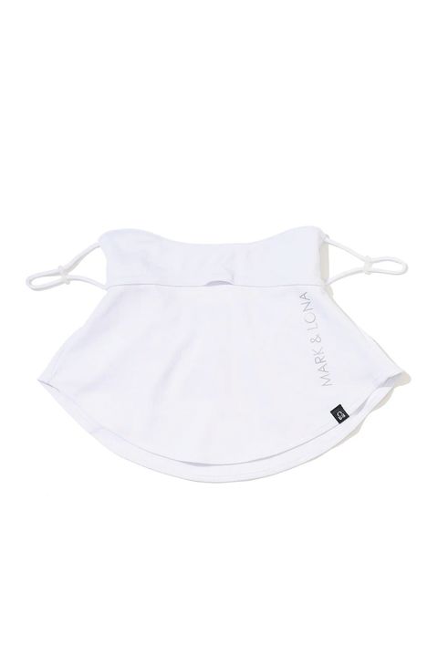 【26AW】 UV SHIELD FACE COVER / 接触冷感 UVカット ブランドロゴ フェイスカバー (ホワイト)