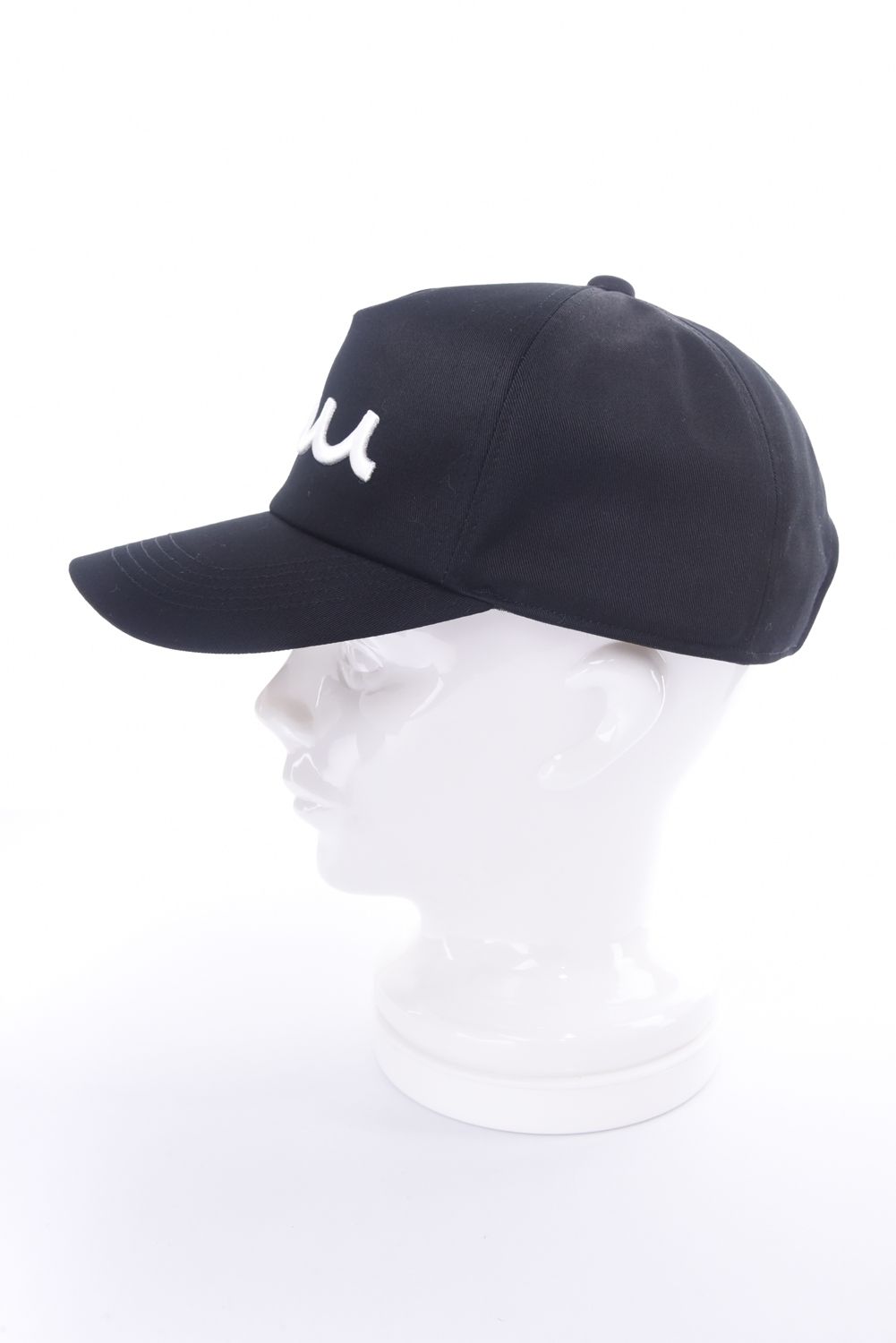 ACANTHUS × muta MARINE EMBROIDERED LOGO CAP / 刺繍ロゴ キャップ (ブラック)