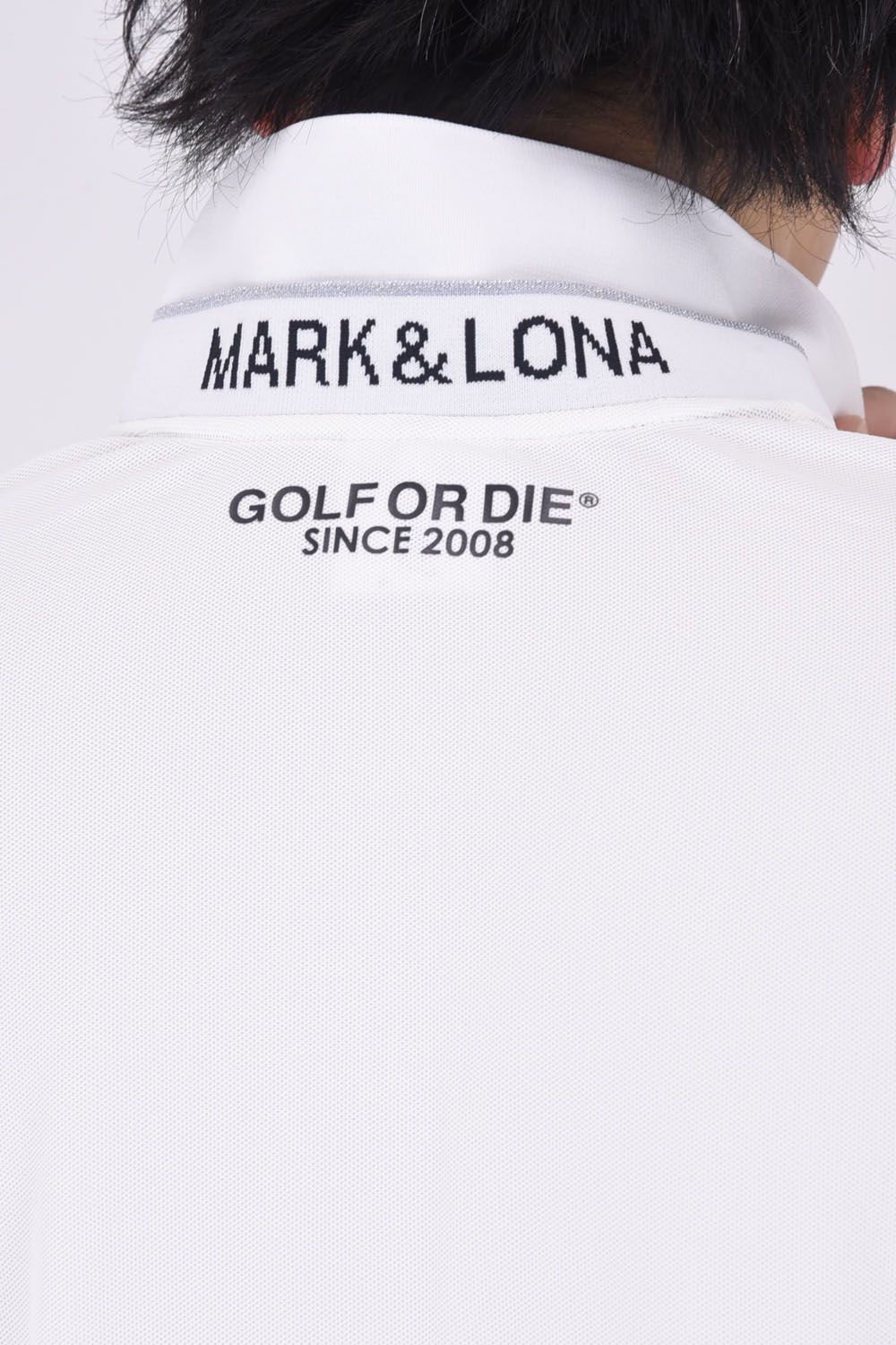 MARK&LONA - ACE POLO / ワンポイント ポロシャツ (ホワイト