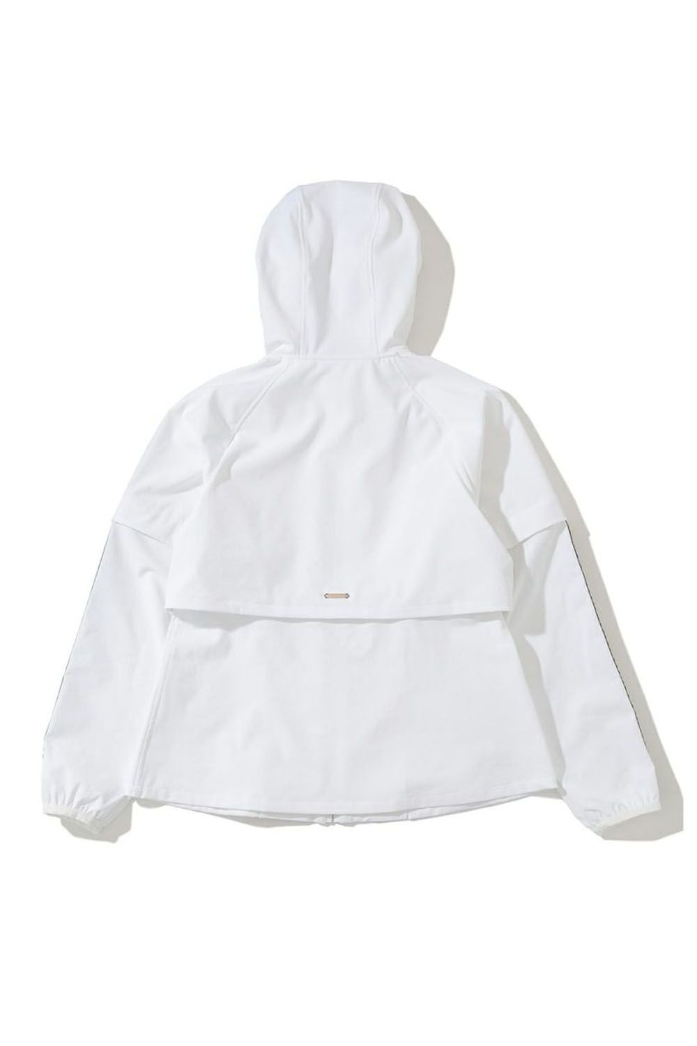 【レディース】 ABITA VERSA JACKET / ドライタッチ サイドロゴテープ ジップアップ ブルゾン (ホワイト)