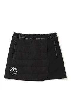 【26AW】【レディース】 ÉLAN HYBRID SKIRT / ボンディング素材&中綿素材 ハイブリッドスカート (インナーパンツ無し) (ブラック)