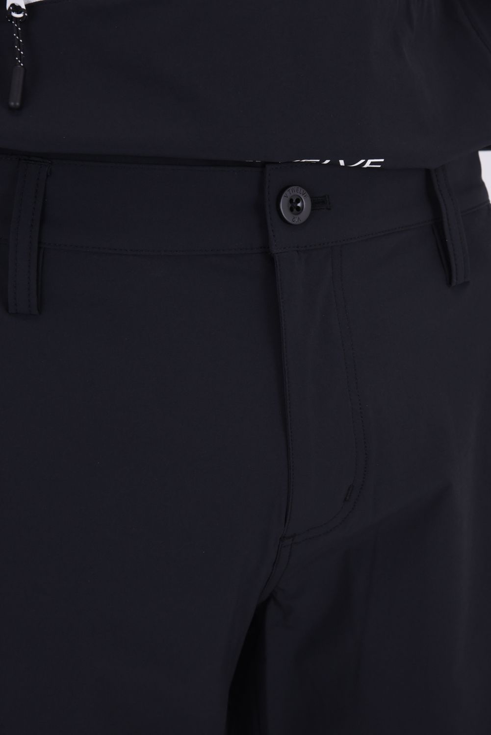 【26SS】 OZ SHORTS / ストレッチナイロン バックロゴライン ショートパンツ (ブラック)