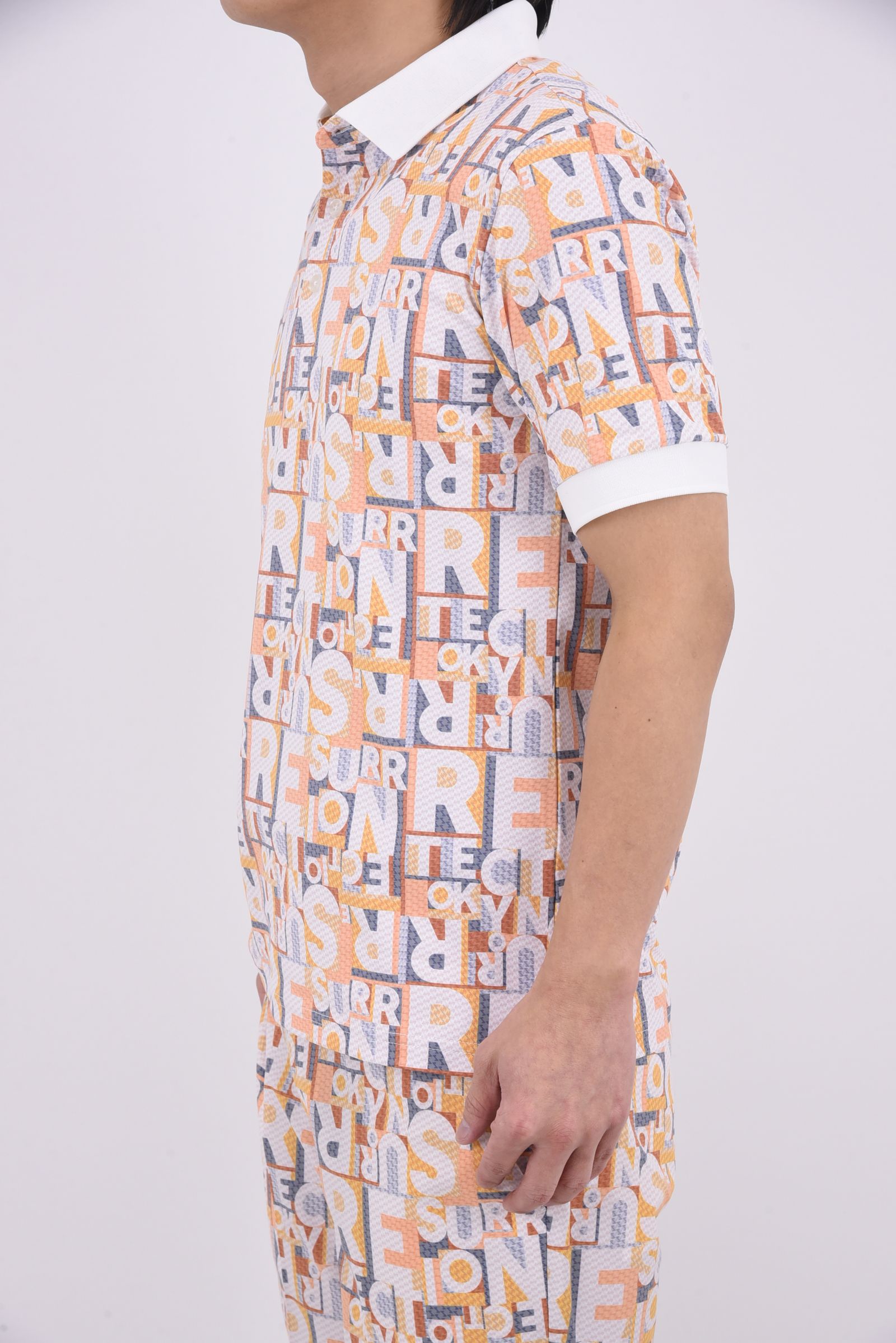 【26SS】 JUNCTION POLO / 総柄プリント ポロシャツ (デイタイムジャンクション)*