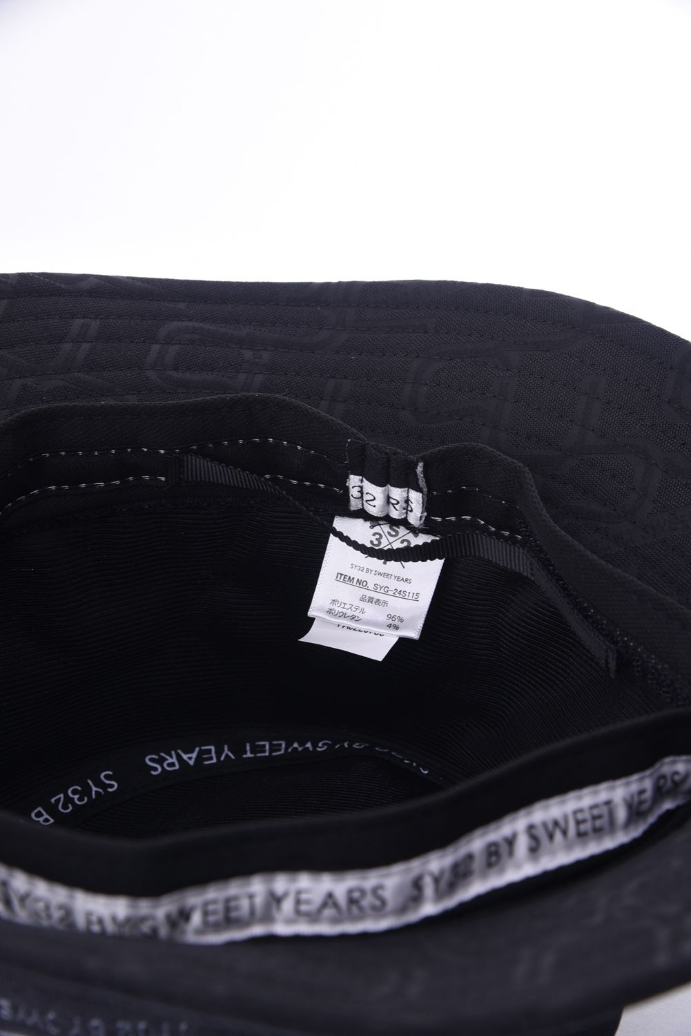 GRAPHIC BUCKET HAT / グラフィックロゴ バケットハット ブラック